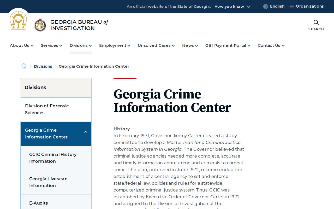Lincoln County most wanted GCIC law-enforcement system boundary